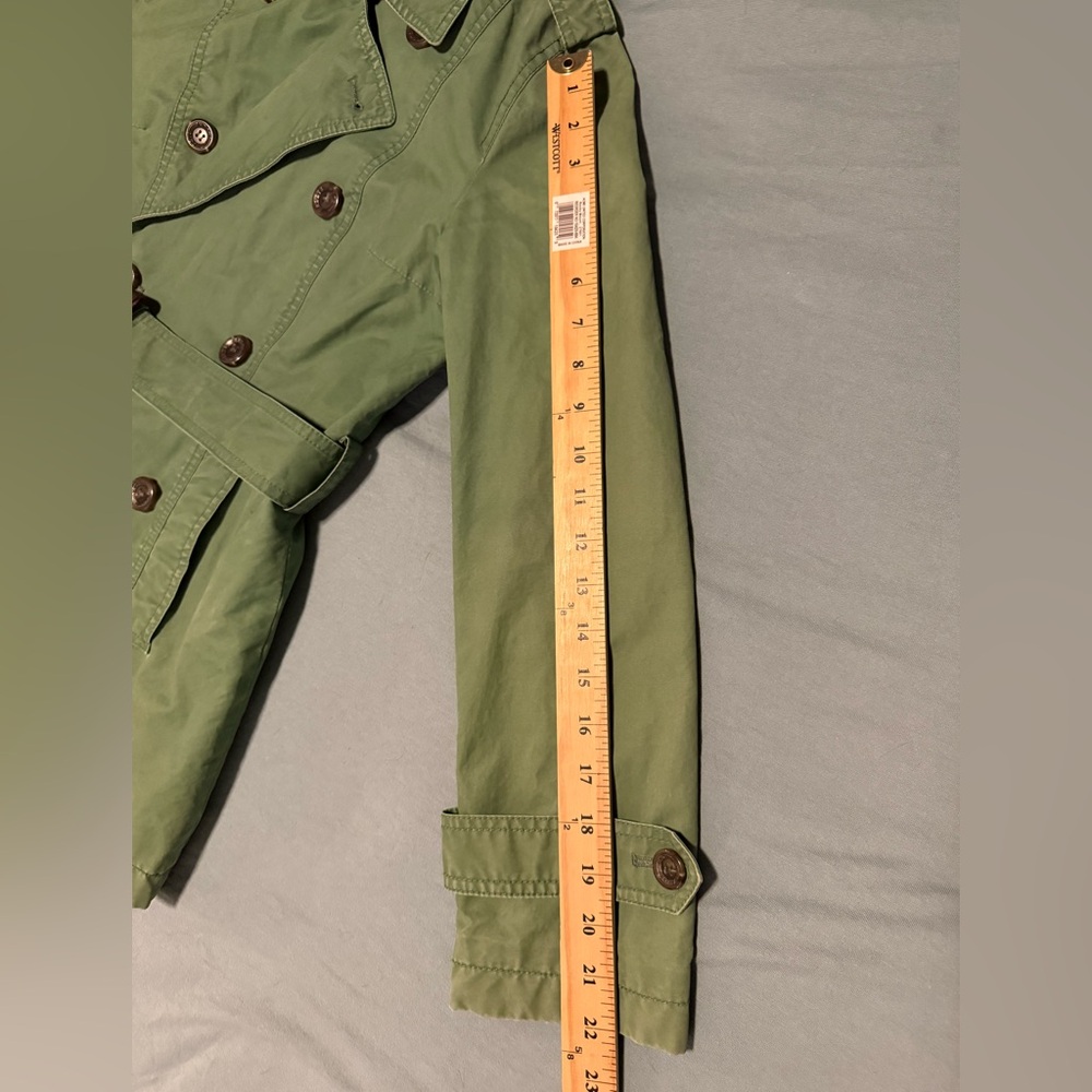 Hazzy’s Green Double-Breasted Field Coat - Picture 6 of 7